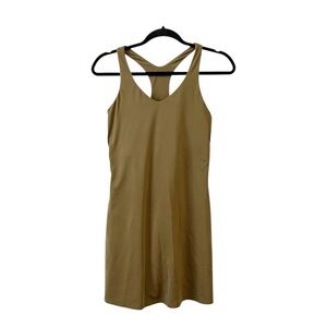 Girlfriend collective Alpine Lola V-Neck Dress Women’s SZ Large in Fern